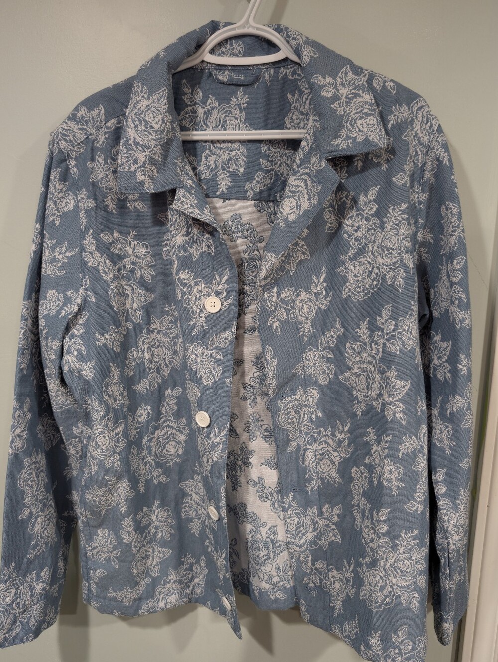 Floral Spring Jacket Sz Med
